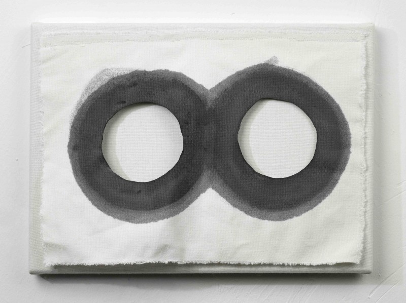 Ring, Patrick Sauze, 2012, acrylique sur toile, 24 x 33 cm, Photo Vincent Ruffe, Courtesy Galerie Jacques Girard