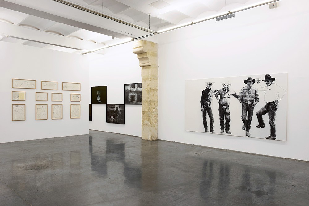 Vue de l’exposition Nouveaux territoires de l’image, 18 mars - 18 avril 2015 au Frac LR. Photo Pierre Schwartz
