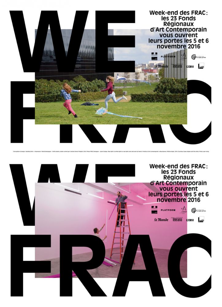 WEEK-END FRAC. Design graphique : Building Paris.