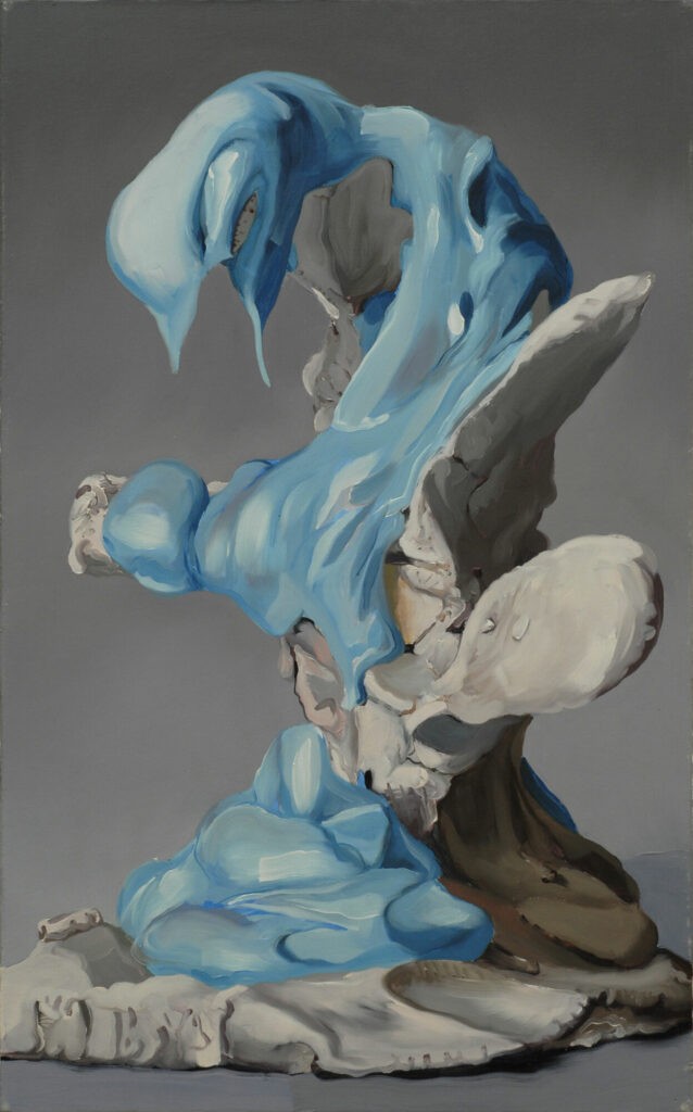 David Wolle, Flourbi Bondole 1, 2005, huile sur toile, 61 x 38 cm- Collection Frac Occitanie Montpellier. Photo Frac OM