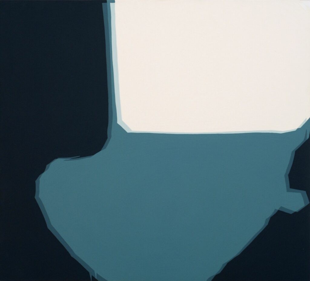 Nina Childress, Flounet 729 (1), 2004, acrylique sur mélaminé, 56,2 x 61,5 cm - Collection Frac Occitanie Montpellier. © Adagp, Paris 2023
